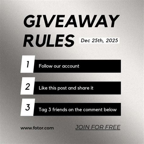 giveaway contest rules template|Your Guide To Instagram Giveaway Rules .